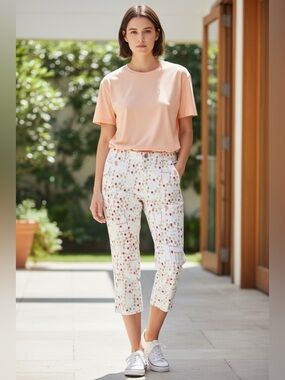 Gorgeous Piazza Sempione Audrey Capri Pants Size 6